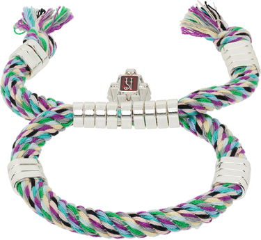 Гривна KIKO KOSTADINOV Kiko Kostadinov Sable Arms Braided Rope Bracelet with Pendant Многоцветен | KKWAW25BR02-203, 1