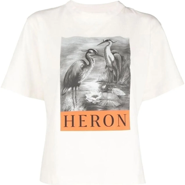 Тениска HERON PRESTON Heron Preston NF Heron T-Shirt, Size M Бяло | hwaa032c99jer003, 0