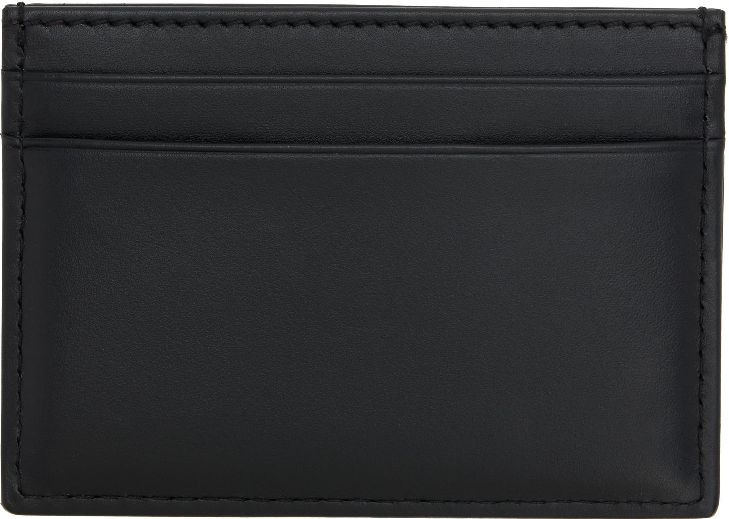 Портфейл BOSS Buffed Leather Card Holder Черно | 50546166, 1