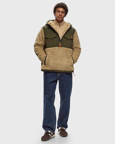 Суитчър Polo by Ralph Lauren Half-Zip Hoodie With Kangaroo Pocket Кафяво | 710880442006, 1