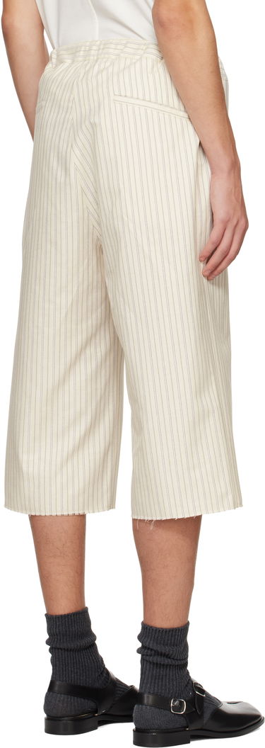 Къси панталони Maison Margiela Maison Margiela Striped Lounge Shorts Бежово | S50MU0080 S76507, 2
