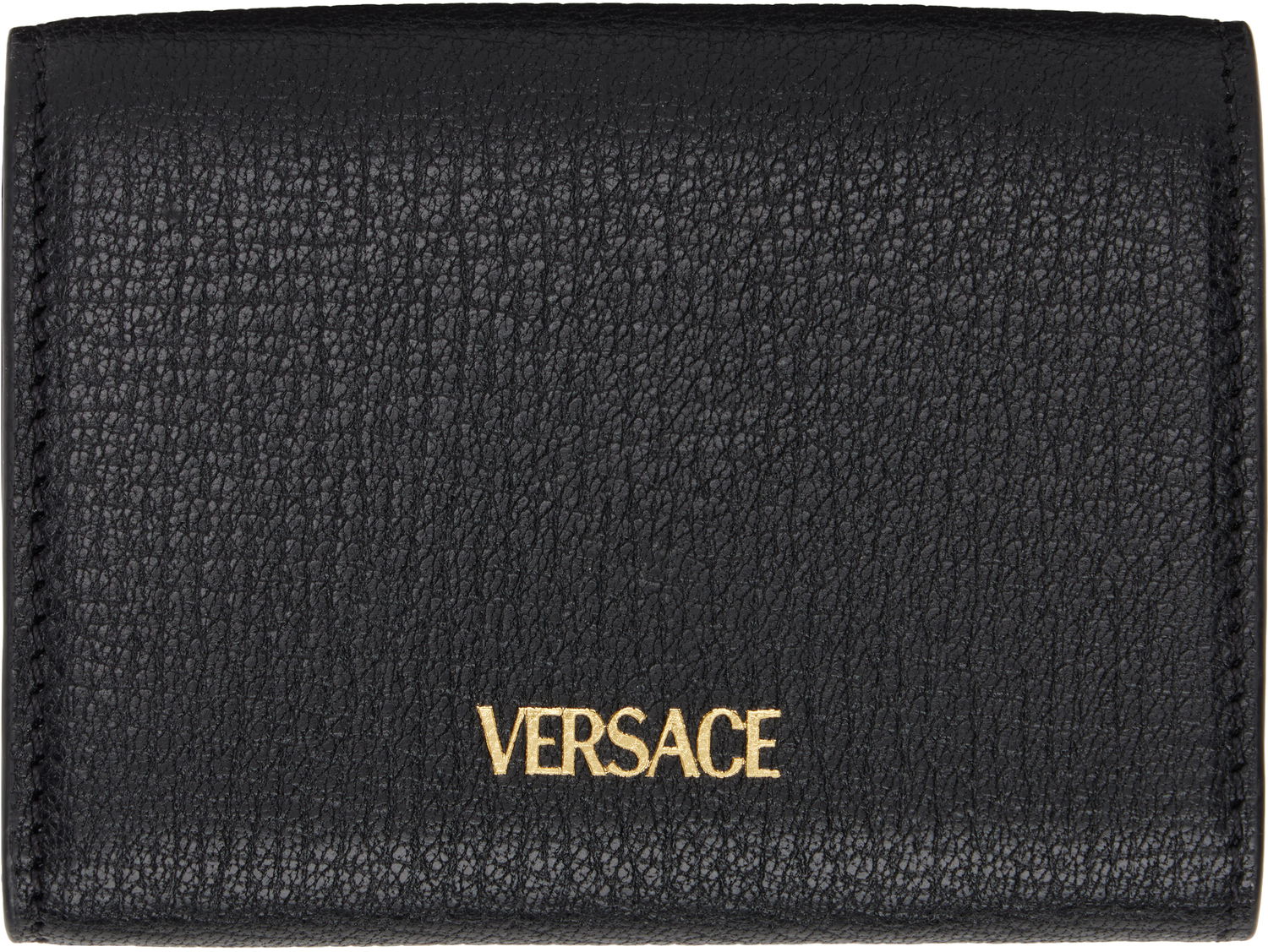 Портфейл Versace Medusa Biggie Trifold Leather Wallet Черно | 1011456_1A10544, 1