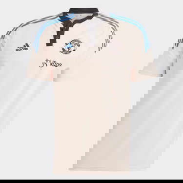 Поло тениска adidas Originals Manchester United Condivo 22 Бежово | HT4286, 4