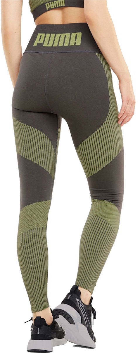 Клинове Puma Puma Train Seamless HW 7/8 Tight Leggings Зелено | 52105207, 1