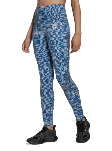 Клинове adidas Originals by Stella McCartney TruePace Running COLD.RDY Leggings Синьо | HG6865