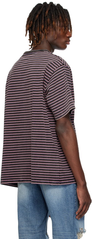 Тениска We11done We11done Logo Striped T-Shirt Многоцветен | WD-TT0-25-736-U-BK, 2