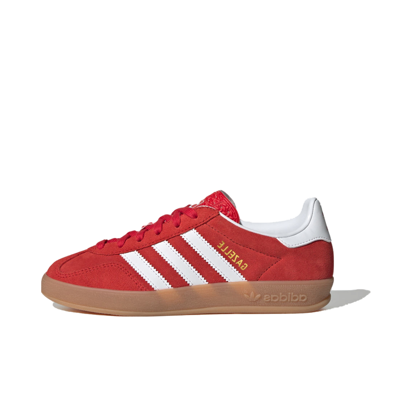 Кецове и обувки adidas Originals Gazelle Indoor Червено | JS3801