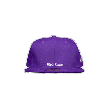 Шапка с козирка Supreme New Era x Reverse Box Logo Hat Лилаво | SS21H29 PURPLE, 0