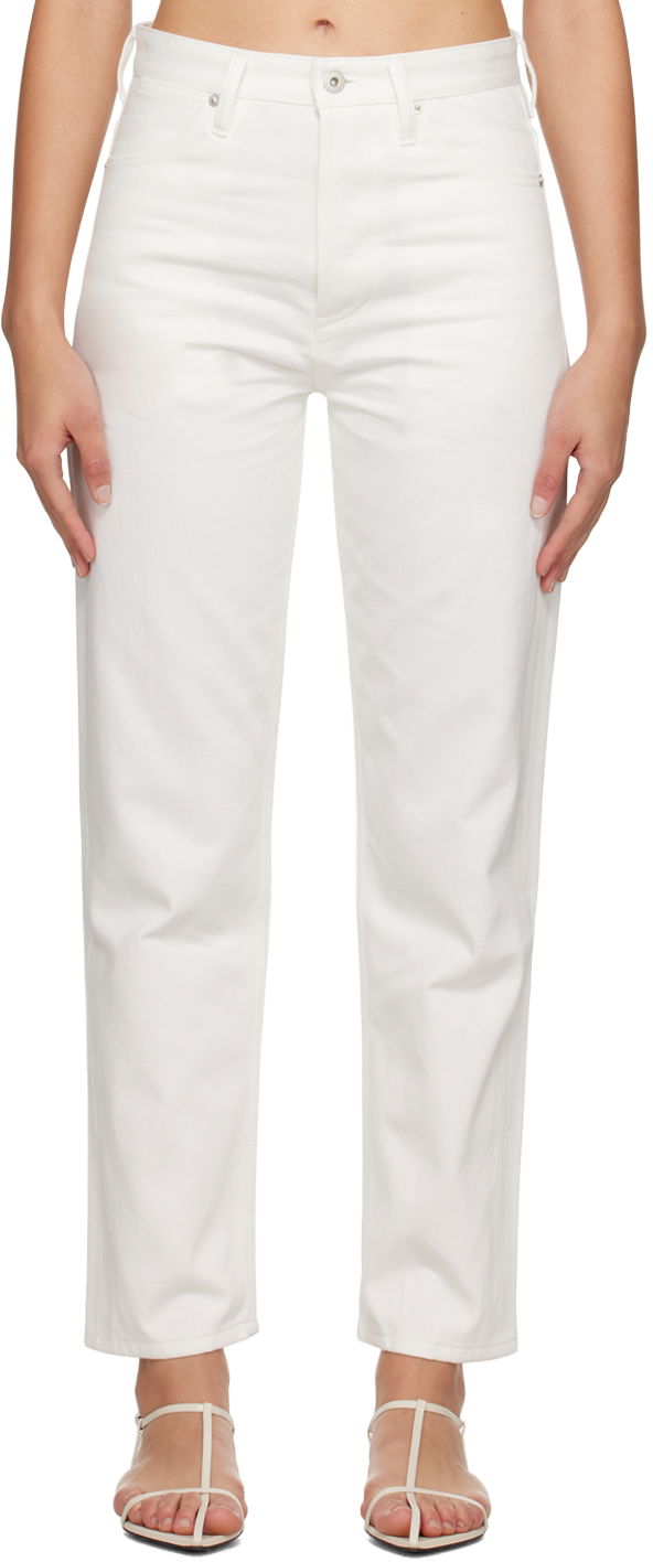 Дънки Jil Sander Five-Pocket Jeans Бяло | J04KA0103_J46544, 0