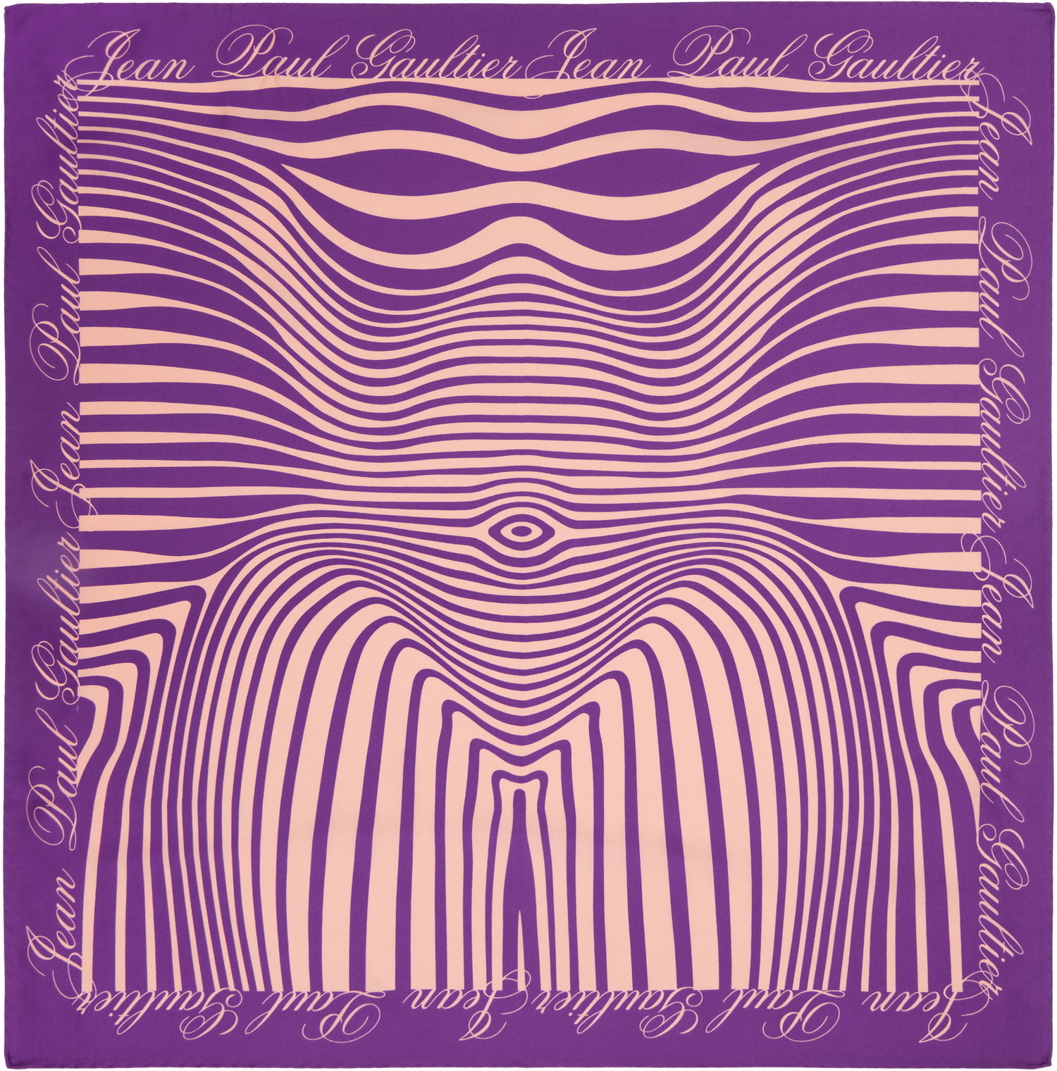 Шал Jean Paul Gaultier 'The Body Morphing Marinière' Scarf Лилаво | 25/33-U-EC052-C573-0100, 0