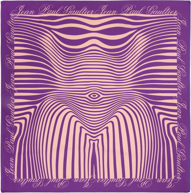 Шал Jean Paul Gaultier 'The Body Morphing Marinière' Scarf Лилаво | 25/33-U-EC052-C573-0100, 0