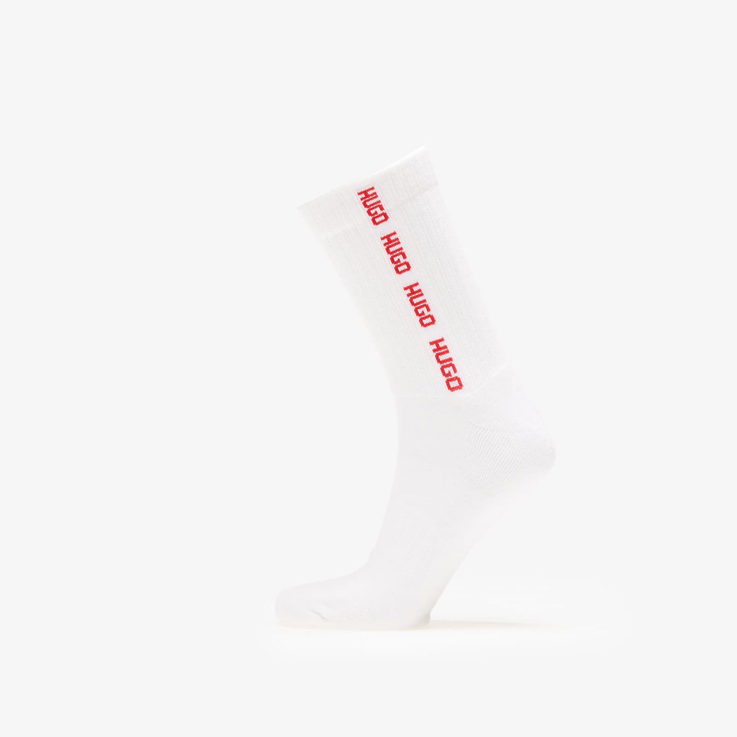Чорапи BOSS Hugo Boss 3-Pack Rib Tape Socks Бяло | 50543076-101, 1