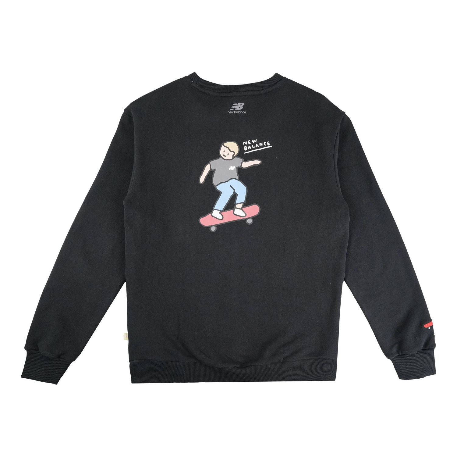 Суитчър New Balance DOE Printing Graphic Pullover Черно | NCA47111-BK, 0