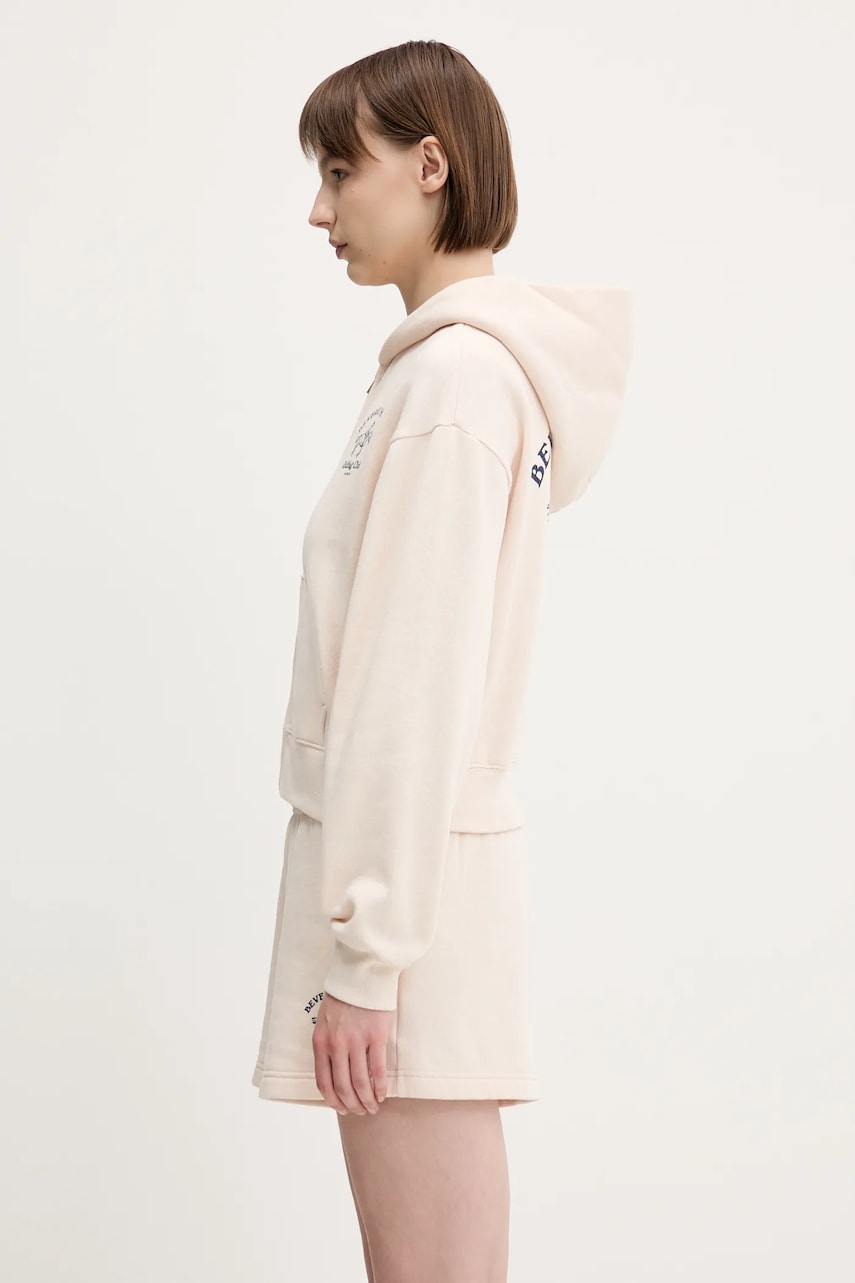 Суитчър Sporty & Rich Sporty & Rich BH Riding Club Cropped Zip Hoodie Бежово | ST083626255CR01, 1