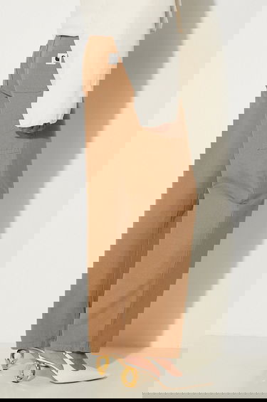 Панталони Carhartt WIP Simple Straight High Waist Pierce Pant Кафяво | I032966.2FS02, 2