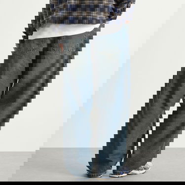 Дънки Polar Skate Co. Big Boy Wide Leg Distressed Denim Jeans Синьо | PSC-CO-36-BLU, 3