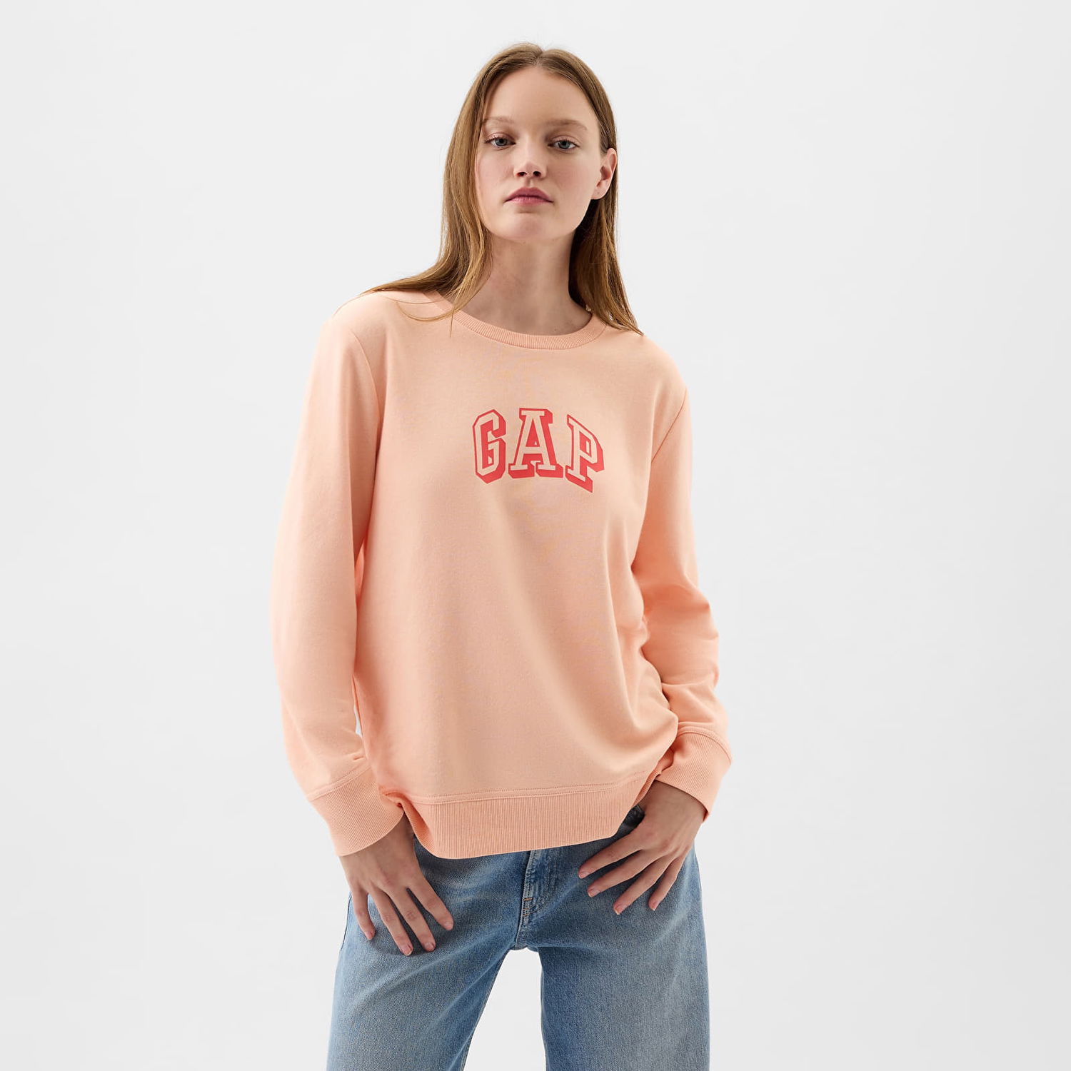 Суитчър GAP Logo Sweatshirt Peach Parfait Оранжево
 | 885586-03, 0
