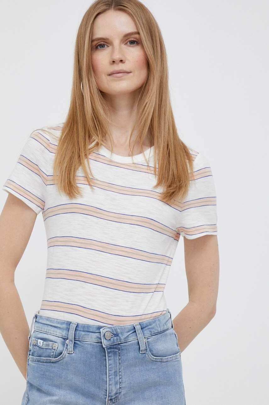 Тениска GAP Cotton T-shirt Бяло | 554980.05WHITEPEA, 0