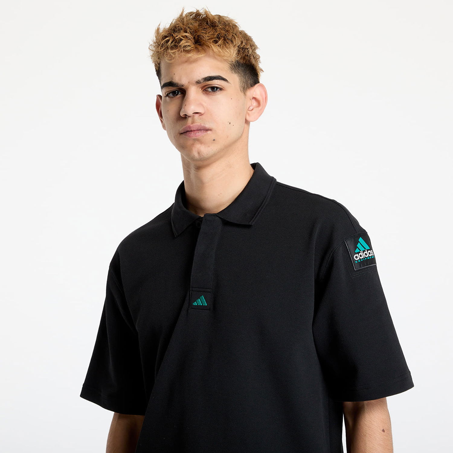 Поло тениска adidas Performance Equipment Polo Shirt Черно | JC8231, 1