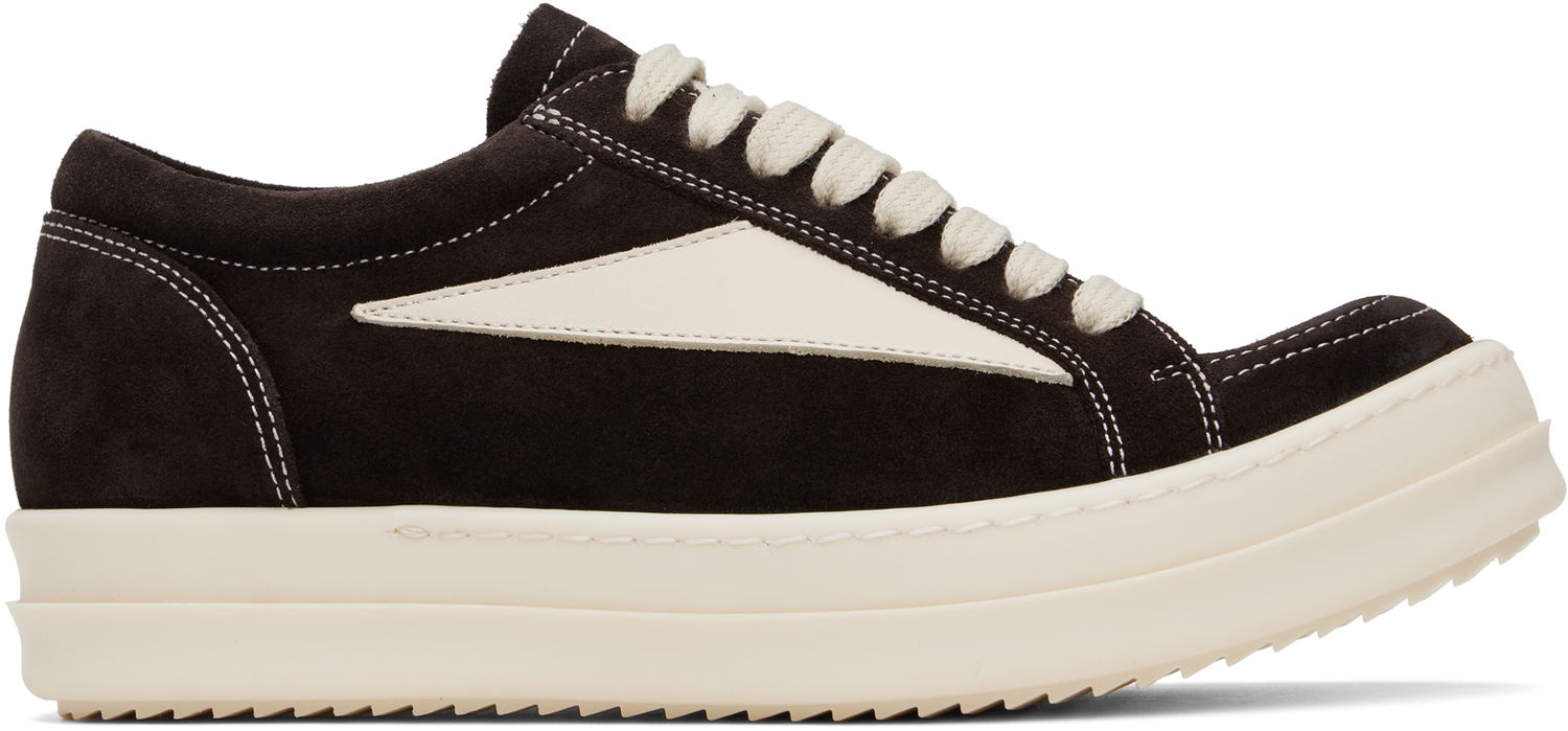 Кецове и обувки Rick Owens Rick Owens Hollywood Vintage Sneaks Кафяво | RP01E7888 LVSLCO, 0