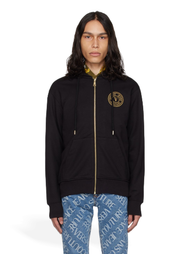 Jeans Couture V-Emblem Hoodie