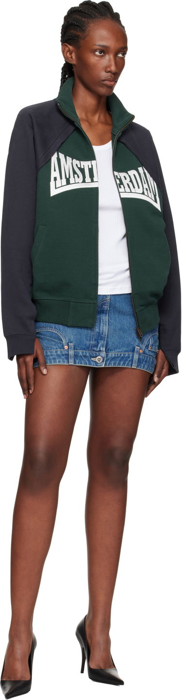 Пола VETEMENTS Vetements Upside-Down Denim Miniskirt Синьо | WH76DK007VB, 3