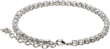 Гривна Amina Muaddi Muaddi Silver Tennis Chain Anklet Металик | TENNIS ANKLET, 1