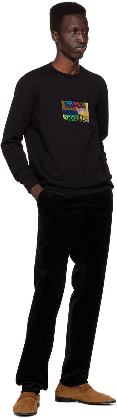 Суитчър Paul Smith Paul Smith Embroidered Sweatshirt Черно | M1R-302SE-KP3668-79, 3