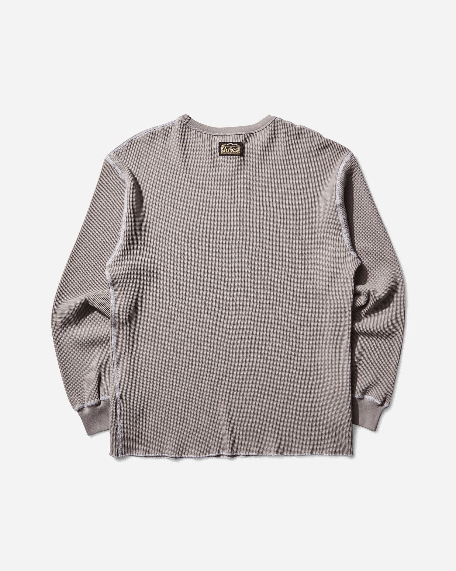 Тениска Aries Reversible Waffle Longsleeve T-Shirt Сиво | AR4066604 Grey, 0