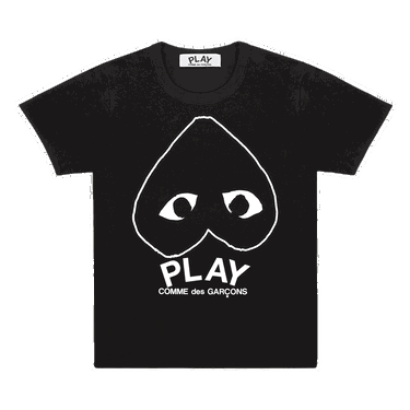 Тениска Comme des Garçons PLAY Inverted Big Heart T-Shirt Черно | AZ T114 051 1, 0
