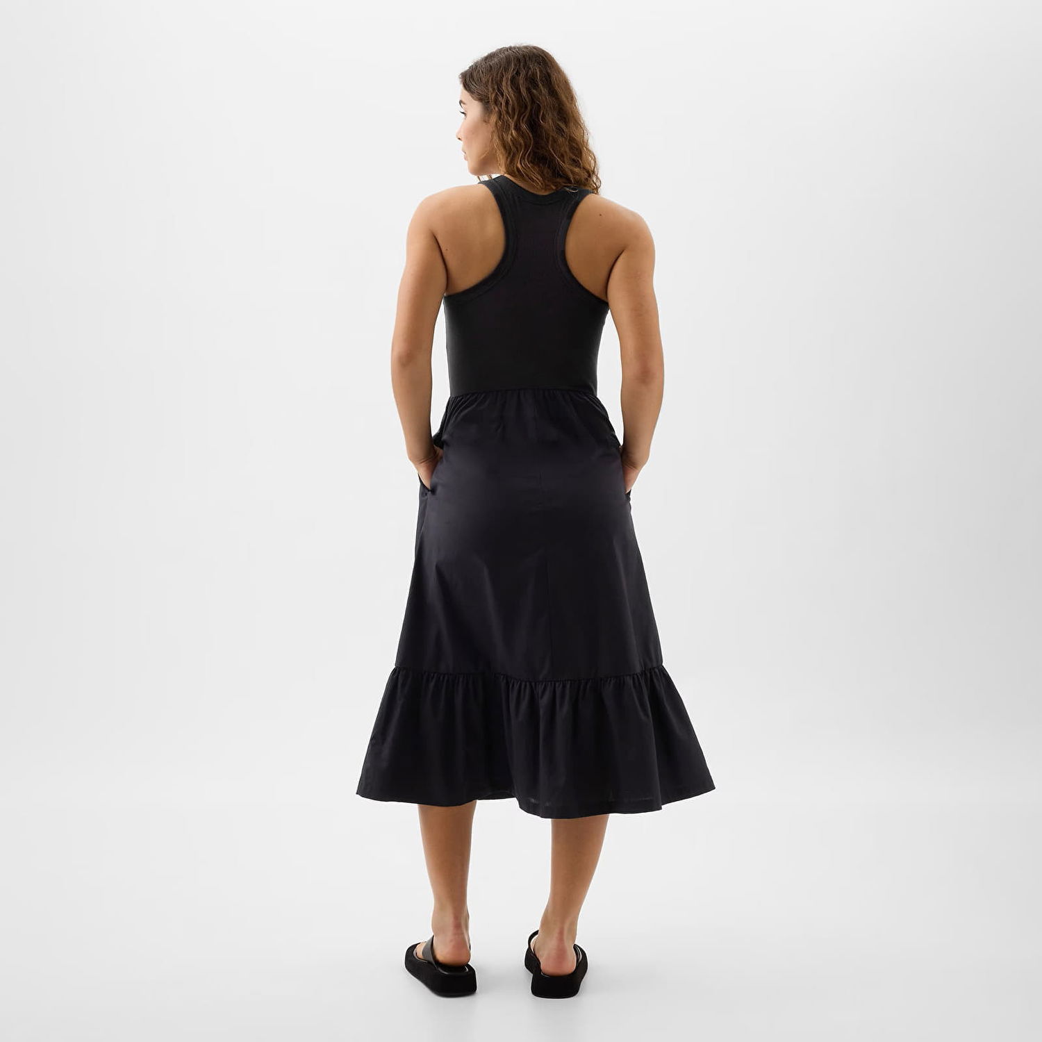 Pокля GAP Dresses K2W Midi Dress Black Черно | 885258-02, 1