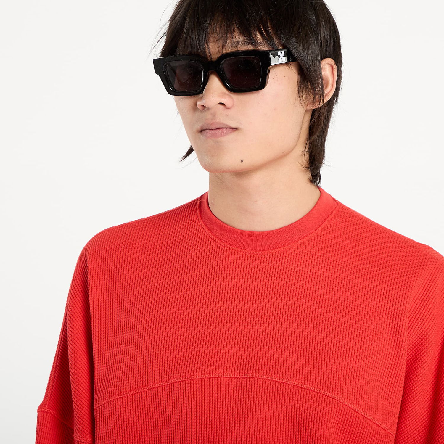 Тениска adidas Originals adidas La Cienega Sports Long Sleeve Top Червено | JX6136, 1