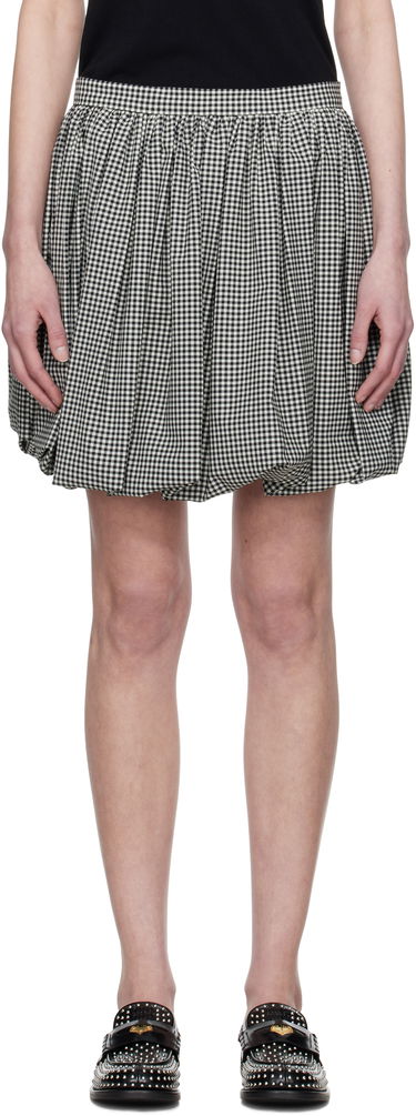 Пола Marni Marni Gingham Balloon Miniskirt Черно | GOMA0699U0 UTP787, 0
