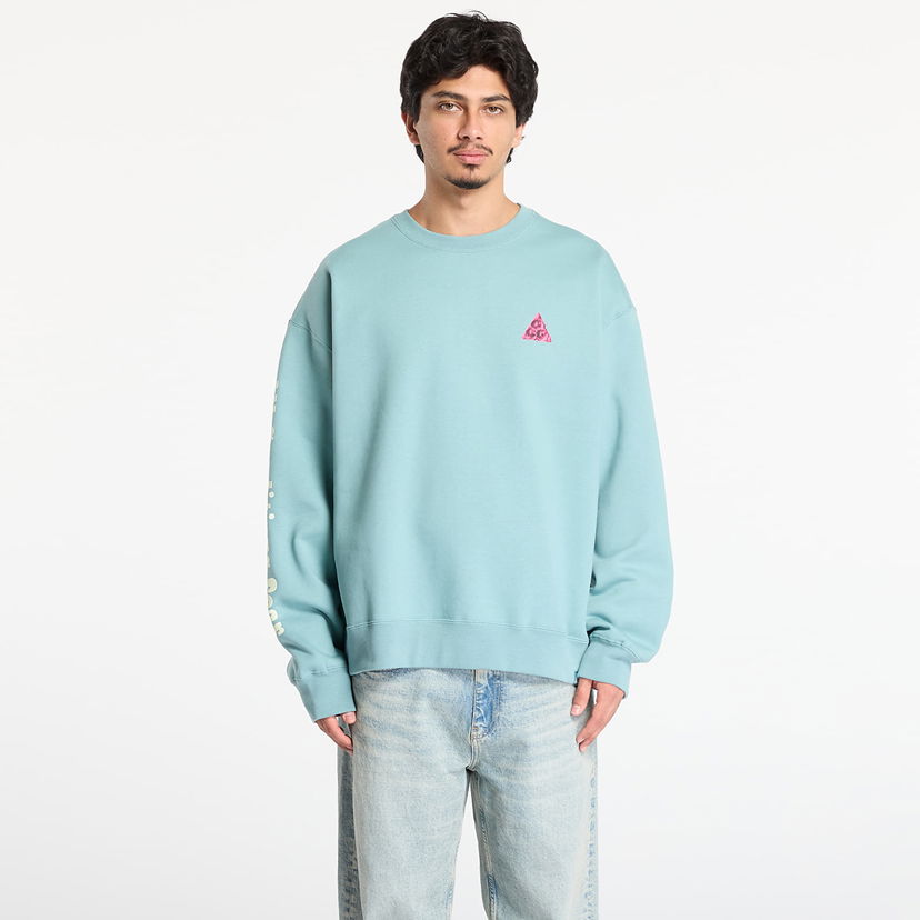 Суитчър Nike ACG ACG Tuff Fleece Crew-Neck Sweatshirt Тюркоазено | HV1119-017