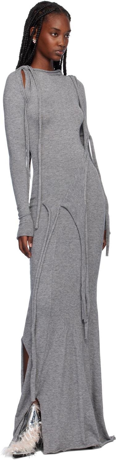 Pокля Ottolinger Ottolinger Strap Knit Maxi Dress Сиво | 2204030411, 3