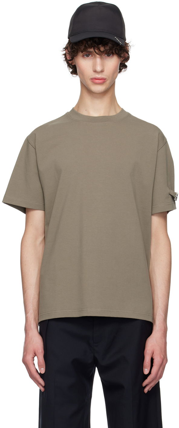 Тениска HELIOT EMIL Khaki Armband T-Shirt Бежово | PREAW24_M_09_119_DG23, 0