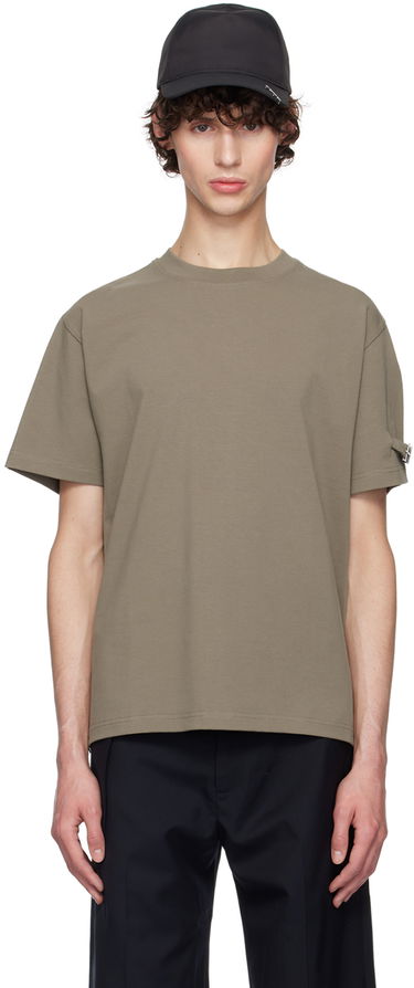 Тениска HELIOT EMIL Khaki Armband T-Shirt Бежово | PREAW24_M_09_119_DG23, 0
