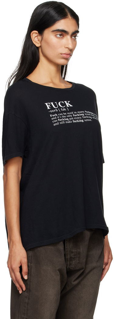 Тениска R13 R13 'Fuck Definition' T-Shirt Черно | R13WK141-K115A, 1