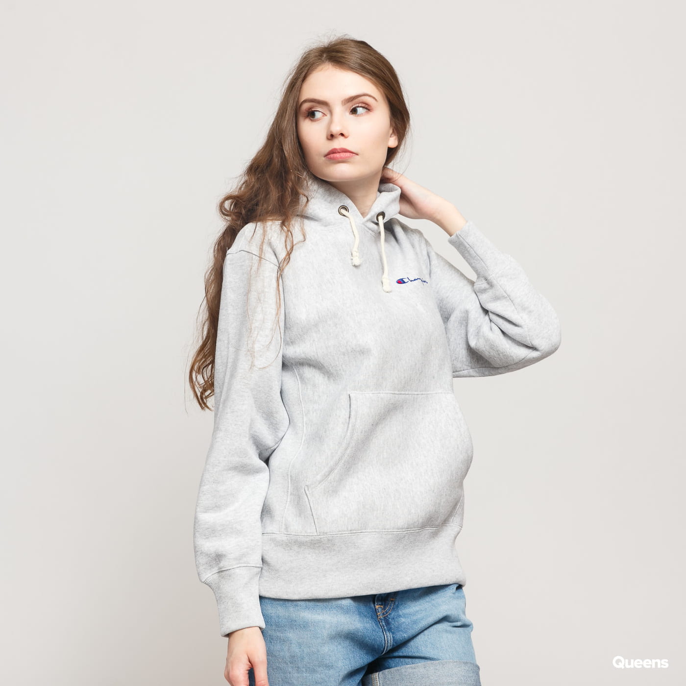 Суитчър Champion Premium Small C Logo RW Сиво | 113150 EM004, 0
