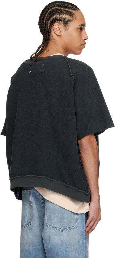 Пуловер Maison Margiela Maison Margiela Logo Short-Sleeve T-Shirt Черно | S50GU0229 M25021, 2