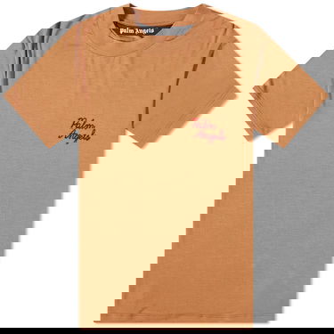 Тениска Palm Angels Embroidered Logo Tee Кафяво | PMAA075F22FAB0011728, 0