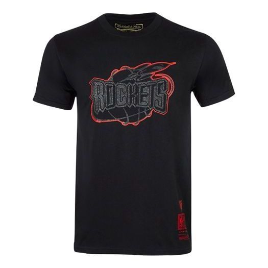 Тениска Mitchell & Ness Mitchell & Ness Houston Rockets Graphic T-Shirt Черно | MN13S32-HOU, 0