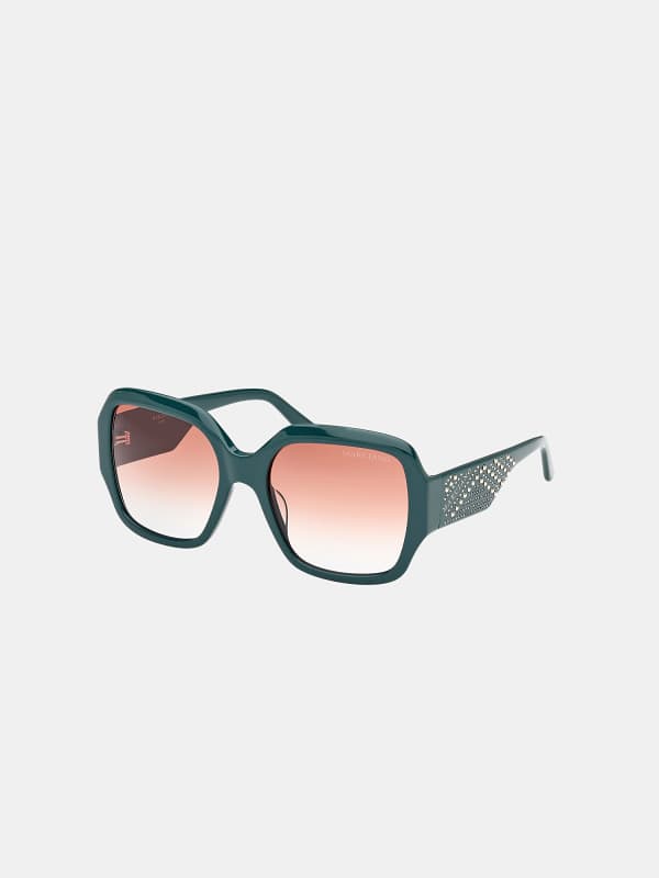 Слънчеви очила GUESS Square Sunglasses Зелено | GM001456QQQ, 0