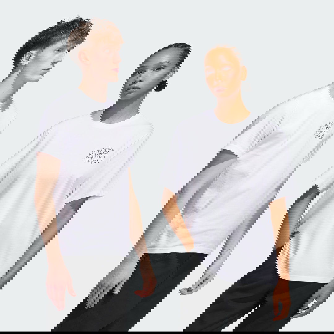 Тениска adidas Performance Shmoofoil Stairs Graphic Tee Бяло | JZ1117, 0