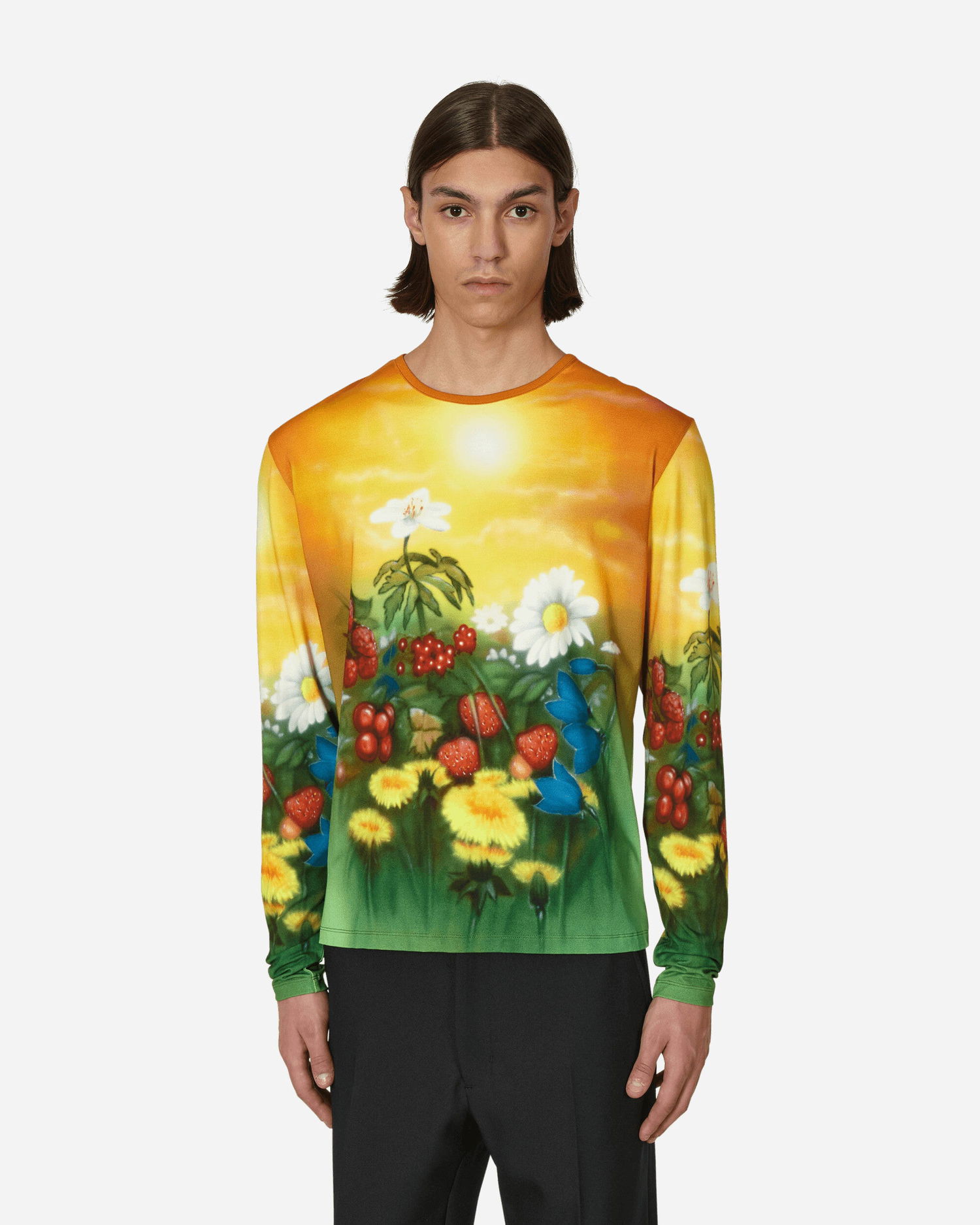 Тениска Stockholm (Surfboard) Club Fitted Airbrush Flowers T-Shirt Многоцветен | SU1139 1, 0