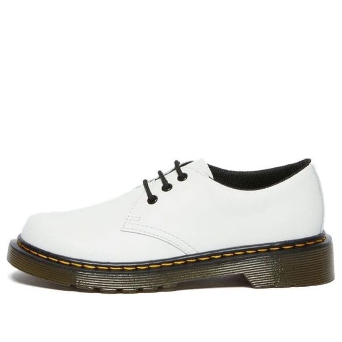 Кецове и обувки Dr. Martens Dr. Martens 1461 Smooth Leather Oxford Shoes Бяло | 26775100