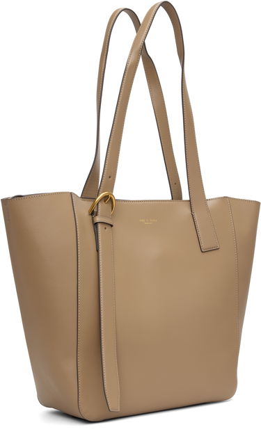 Голяма пазарска чанта rag & bone Rag & Bone Parker Leather Tote Бежово | LE101325, 1