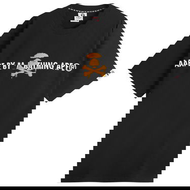 Тениска AAPE by A Bathing Ape AAPE Graffiti Neon Puff T-Shirt, Size Large Черно | AAPTEM1644XX-BLK, 1