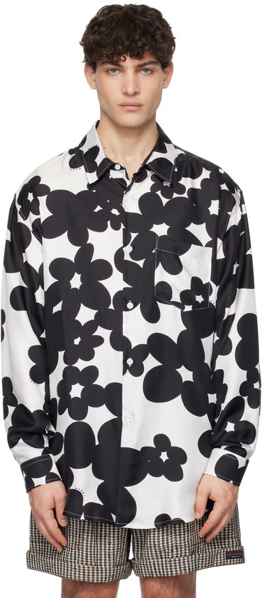 Риза Marni Marni Dillies Print Shirt Бяло | CUMU0332S1 UTSG26, 0