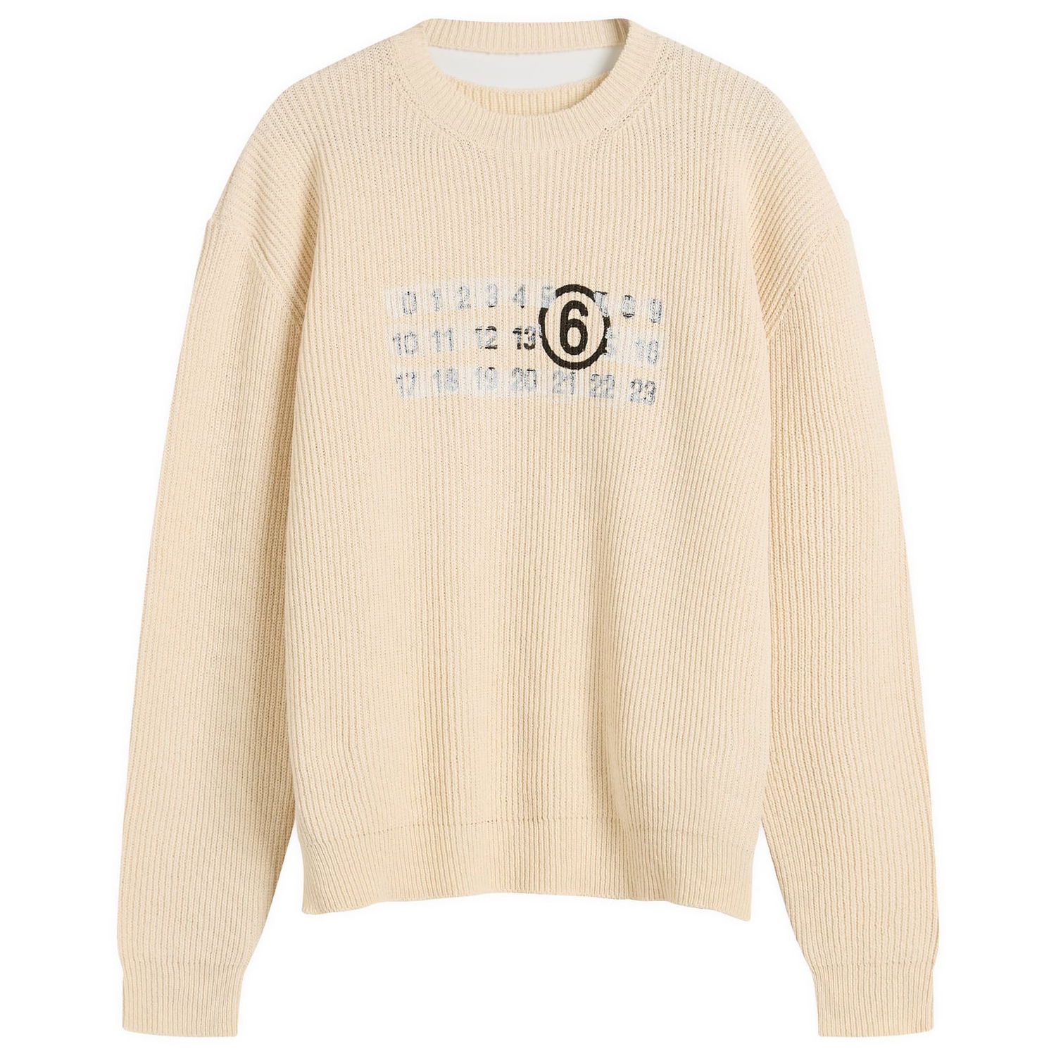 Пуловер Maison Margiela Maison Margiela Logo Knit Sweater, Size Large Бежово | SH2HL0022-M13124-102, 1